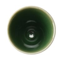 アースモス 盃 練抹茶 陶盃（あさがお型） [5個入] vac-111-10006（直送品）