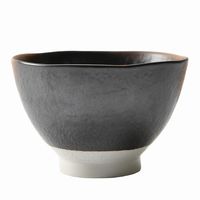 アースモス 飯碗 やきしめ 石目型4.0寸飯碗 [3個入] vac-114-01017（直送品）