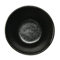 アースモス そば猪口 瀬戸黒 布目型そばチョク [5個入] vac-119-08006（直送品）