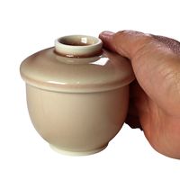 アースモス 蓋物 ローズクオーツ 蒸し碗(小) [4個入] vac-125-09001（直送品）