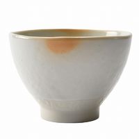 アースモス 飯碗 火色志野 石目型3.8寸飯碗 [3個入] vac-206-01015（直送品）