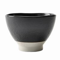 アースモス 飯碗 鉄結晶 石目型3.8寸飯碗 [3個入] vac-211-01015（直送品）