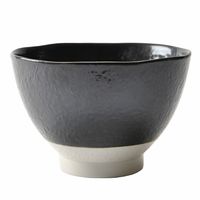 アースモス 飯碗 鉄結晶 石目型4.0寸飯碗 [3個入] vac-211-01017（直送品）