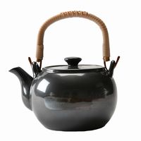 アースモス ティーポット 鉄結晶 土瓶 [2個入] vac-211-06003（直送品）