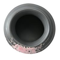 アースモス そば用品 いぶし黒にピンク吹 そば徳利(中) [3個入] vac-212-08003（直送品）