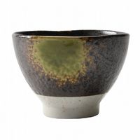 アースモス 飯碗 鉄仙花ヒワ 石目型3.8寸飯碗 [3個入] vac-218-01015（直送品）