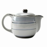 アースモス ティーポット 淡彩ライン ポット [2個入] vac-301-06004（直送品）