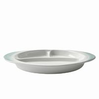 アースモス ランチプレート 吹付ヒワ ランチプレート [2個入] vac-304-07004（直送品）