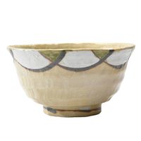 アースモス 丼 白い波 ろくべ型6.0寸丼 [2個入] vac-319-01005（直送品）