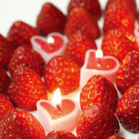 カメヤマ キャンドル ろうそく ハート 3個入 パーティーキャンドル 295595 1個（直送品）