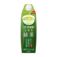 【とろみ】伊藤園 とろり緑茶 紙パック  介護 トロミ 1000ml 1セット（12本）