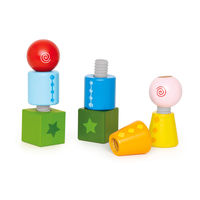 Hape ねじねじつみき E0416 1個