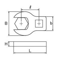 旭金属工業 クローフートレンチ 3/4×55mm VC6055 1ケ（直送品）