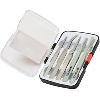 高儀 TAKAGI ピンセット 5本組 TZ-200 4907052403680 1セット（3個）（直送品）