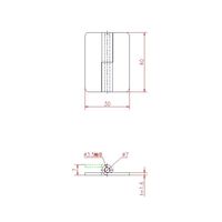 ジョー・プリンス竹下 Bー135ーR 鉄小型抜差蝶番 右 1031352200 1セット(200個)（直送品）