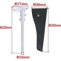 高儀 TAKAGI ノギス 100mm 4907052421486 1セット(3個)（直送品）