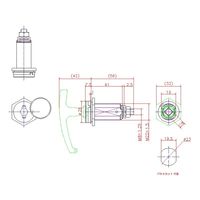 ジョー・プリンス竹下 PHー53A キーロット 胴長 1020531400 1セット(5個)（直送品）