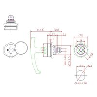 ジョー・プリンス竹下 PHー54 キーロット 90度抜け 1020541100 1セット(20個)（直送品）
