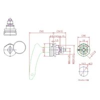 ジョー・プリンス竹下 PHー57ーSUS ステンレスLH型防水キーロット 1020571300 1セット(10個)（直送品）