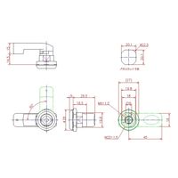 ジョー・プリンス竹下 PHー58ーPLAーRー12 樹脂製キーロット(ダブルビット型) 1020582612 1セット(20個)（直送品）