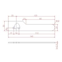 ジョー・プリンス竹下 PHー74CMー120 2，3用長止金 1020749100 1セット(20個)（直送品）
