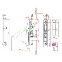 ジョー・プリンス竹下 PHー445ー2ーKAーR アウトサイドハンドル 同一 G200 中 右 1024451102 1セット(5個)（直送品）
