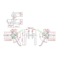 ジョー・プリンス竹下 PHー402ーR エアータイトグレモンハンドル(ローラー付)右 1024023100 1個（直送品）