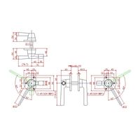 ジョー・プリンス竹下 PHー402ーL エアータイトグレモンハンドル(ローラー付)左 1024023150 1個（直送品）