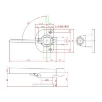 ジョー・プリンス竹下 PHー403ーL エアータイトグレモンハンドル(ローラー付)左 1024033150 1セット(5個)（直送品）