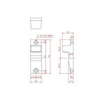 ジョー・プリンス竹下 PHー405 ローラー受 面付型 1024059100 1セット(20個)（直送品）