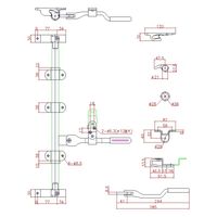 ジョー・プリンス竹下 PHー97ー1 4型ハンドル 1020973201 1セット(5個)（直送品）