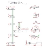 ジョー・プリンス竹下 PHー97ー2 5型ハンドル 1020973202 1セット(5個)（直送品）