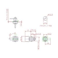 ジョー・プリンス竹下 PHー104 小型つまみハンドル 1021043100 1セット(20個)（直送品）
