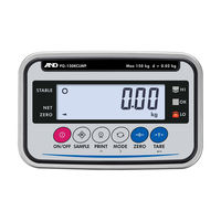 エー・アンド・デイ 防塵・防水台はかり ≪ひょう量:60kg≫ FG-60KCLWP 1台