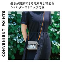 キングジム FLATTY ONE MILE(フラッティ ワンマイル) ミニサイズ 黒 5556クロ 1個