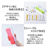 キングジム チアーズ スクエアペンケース 黄 CH2182Tキイ 1個