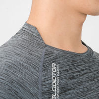 コーコス信岡 ヘザーパターンクールパワーサポート長袖 ブルー L G-51038 1着