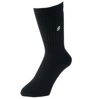 【アウトレット】【ソックス】コーコス信岡 ニオイクリア ハイパークルー先丸2P ブラック Lサイズ G-8220 1セット（2足）