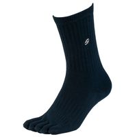 【アウトレット】【ソックス】コーコス信岡 ニオイクリア ハイパークルー5本2P ネイビー Lサイズ G-8225 1セット（2足）