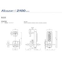 長沢製作所 キーレックス 2100 22423D アンティックブラスメッキ 51111043 1セット（直送品）