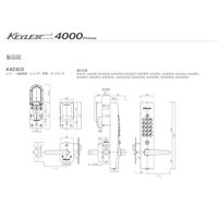 長沢製作所 キーレックス 4000 K423CM アンバー塗装 51111612 1セット（直送品）