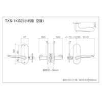長沢製作所 GM TXSー1K02ーGT 小判座 空錠 BS51 51116236 1セット（直送品）