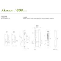 長沢製作所 キーレックス 800 K828TM アンバー塗装 51112754 1セット（直送品）
