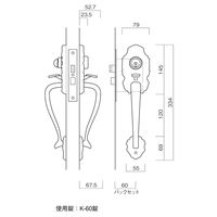 長沢製作所 古代 コンテッサKー201 両面 GB 51115723 1セット（直送品）