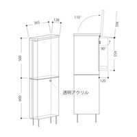 美濃クラフト かもんポスト　Ｍｅｍｏｒｉａ　Ｐｏｓｔ（メモリアポスト）　アッシュグレーＭＰＯーＡＧ 110990 1台（直送品）