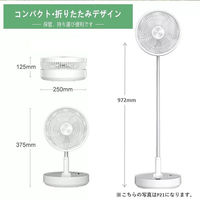 アスコ ポータブル扇風機　Ｆｏｌｄｉｎｇ　Ｓｔｒａｇｅ　Ｆａｎ　Ｐ３０　1台（直送品）