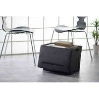 SANKA 収納ケース フタ付き 前開き ビッグエル ブラック 341347 1個