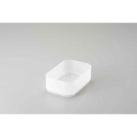 SANKA 収納ケース WS 幅11.5×奥行17×高さ5.5cm 仕切り 小物ケース クリア 354814 1個（直送品）