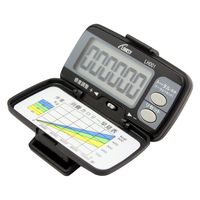 ワイナック クリップ式 累計歩数表示機能付 歩数計 LH001B 3個セット 1セット(3個入)（直送品）