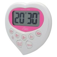 ワイナック ハート型キッチンタイマーLT801WP　3個セット　1セット(3個入)（直送品）